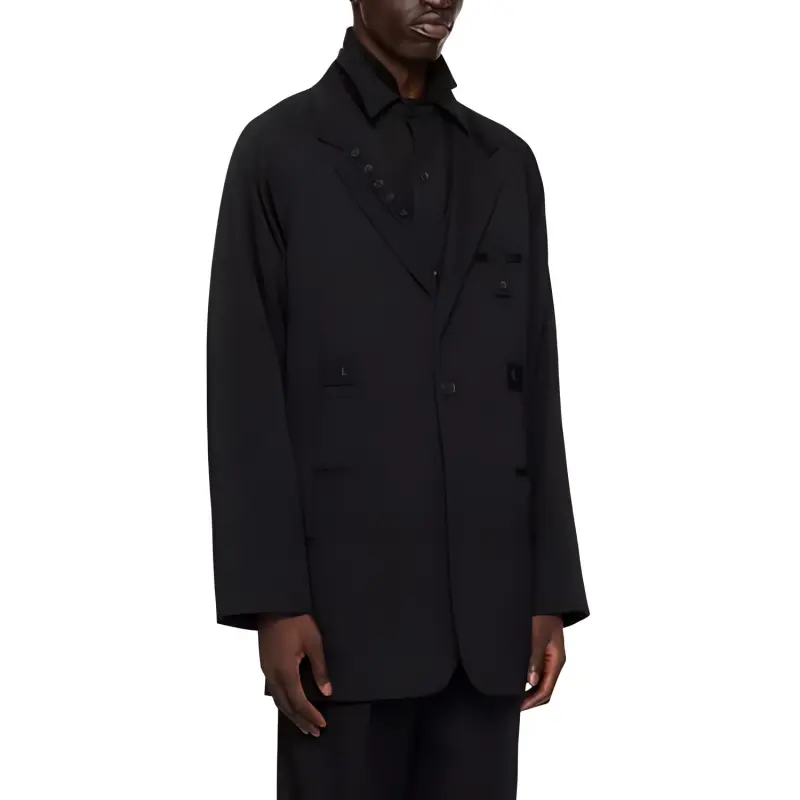 Yohji Yamamoto Business Suit Men's Black-2