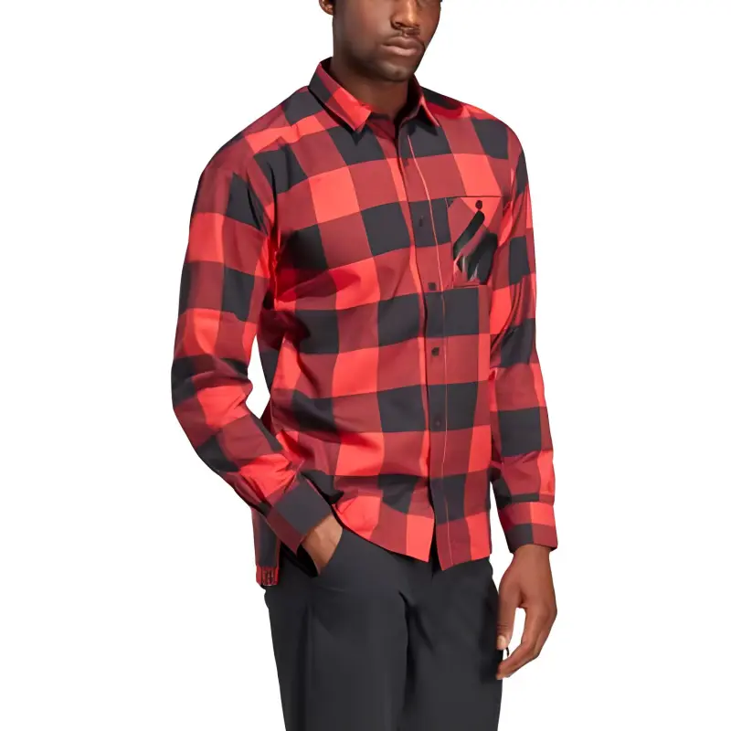 Adidas Free Shipping With AdiClub Five Ten Brand Of The Brave Flannel Shirt Gender Neutral-1