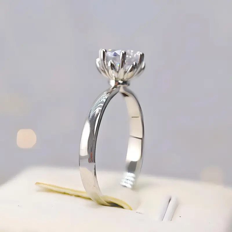 Orange Han 925 Sterling Silver Rings Women's Silver-1