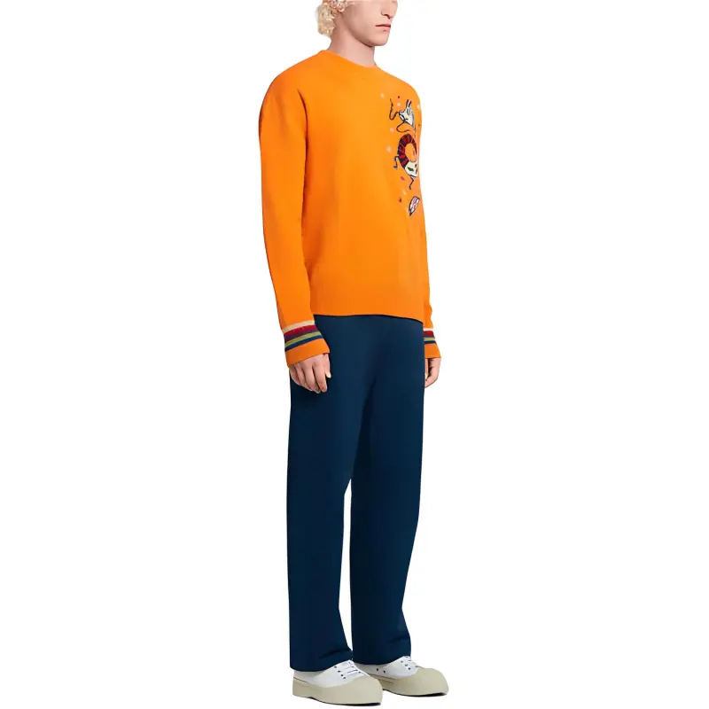 MARNI SS24 Sweater Men's Orange-3