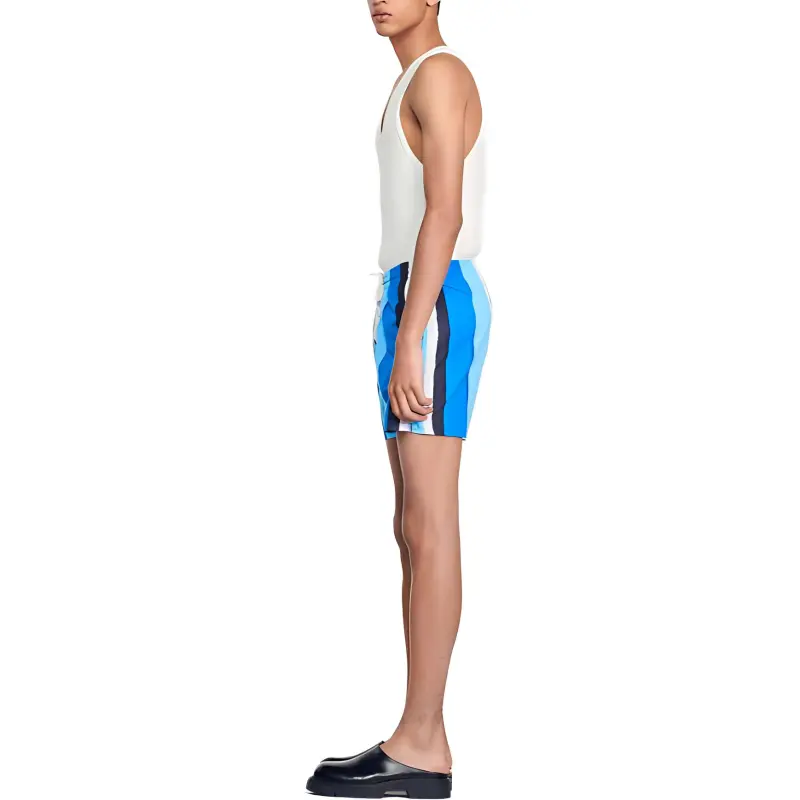 Sandro Casual Shorts Men's Blue-2