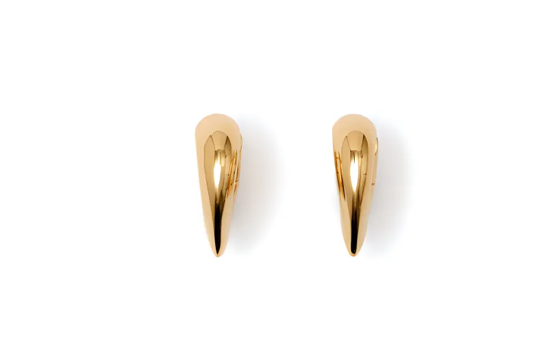 Burberry Gold Plated, Sterling Silver Earrings Women's Gold-1