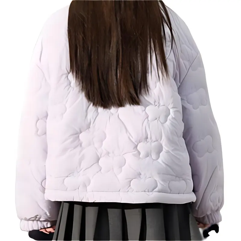 Tonlion Puffer Jacket Women's Light Purple-0