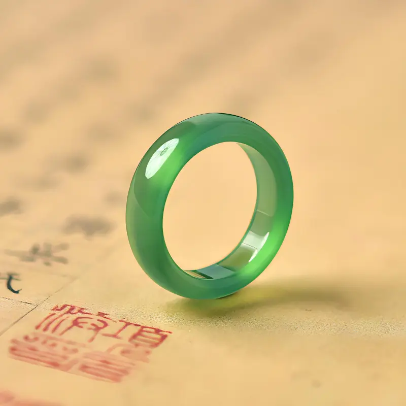 Tokai Family Agate Jade Rings Unisex-6