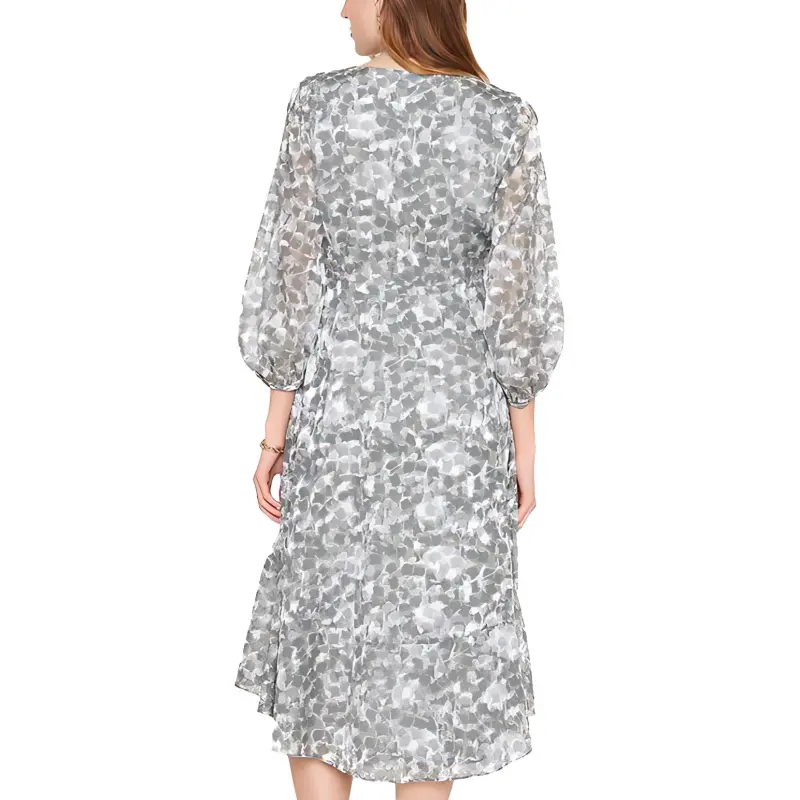 CLUB MONACO Long Sleeved Dresses Women's Gray Green-2
