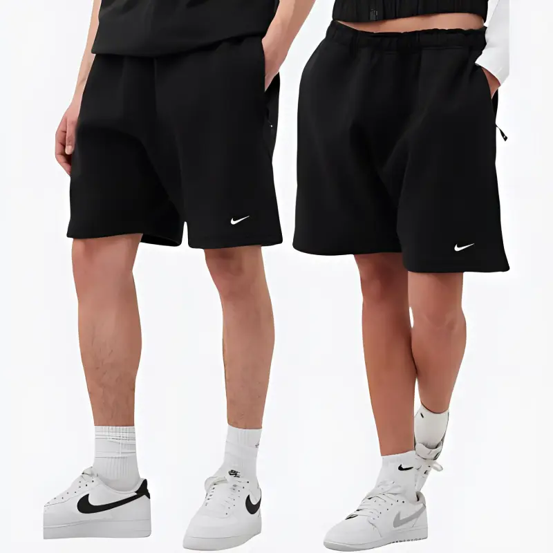 Nike Solo Swoosh Fleece Shorts-2