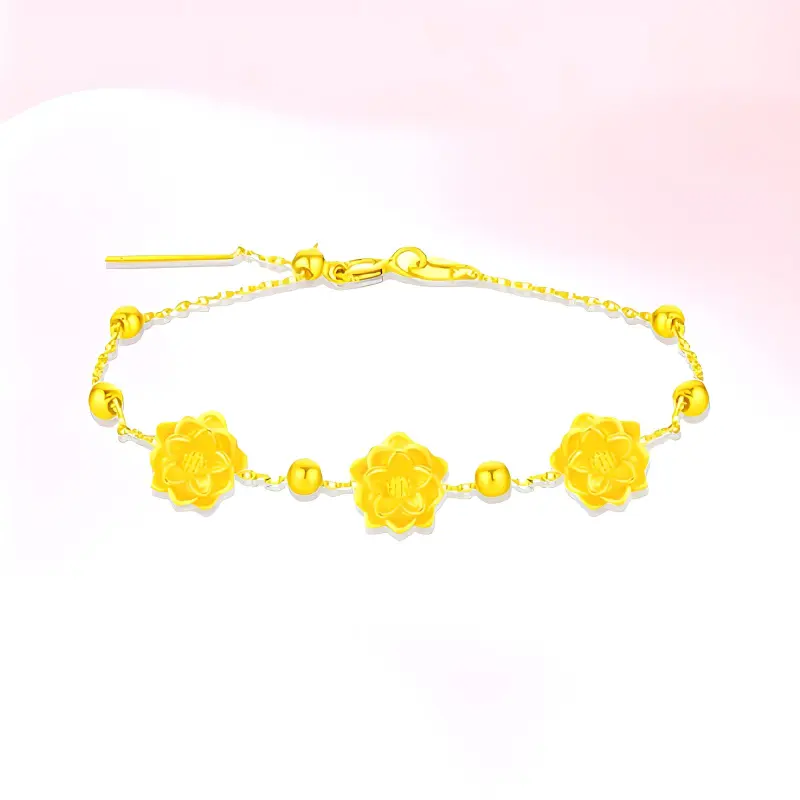 YINGNIXINDONG Gold Bracelet Women's-4