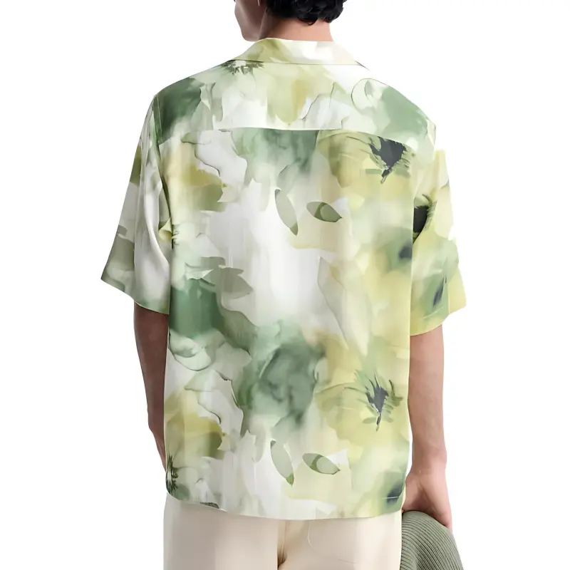 ZARA Shirts Men Green-3