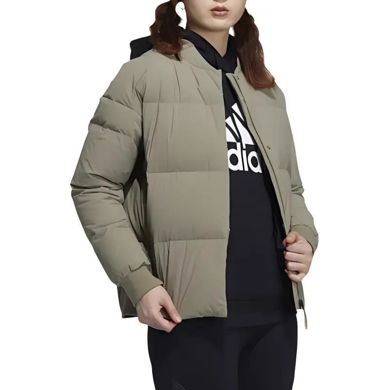 Adidas Down Jacket Women's Khaki-2