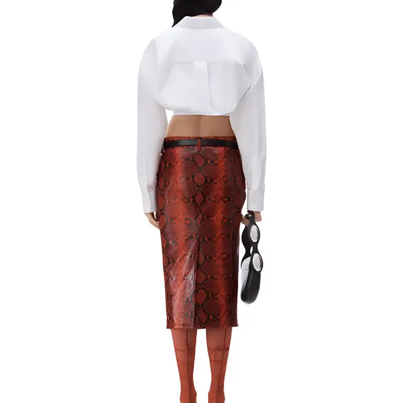 Alexander Wang Layered Cropped Shirt-2
