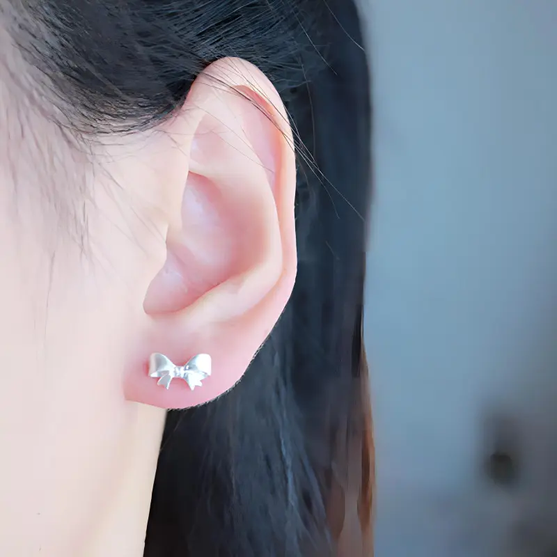 JOLLY SEASONS S925 Silver Stud Earrings Women's-3