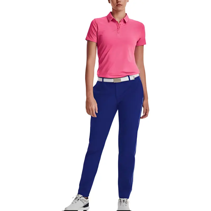 Under Armour Polo Shirts Women's Rose Red-2