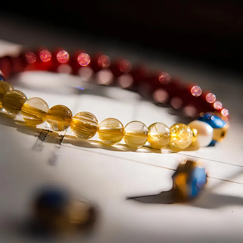 ZUIWENGLANGYASHANWENCHUANG Cinnabar Jade Bracelets Unisex-2