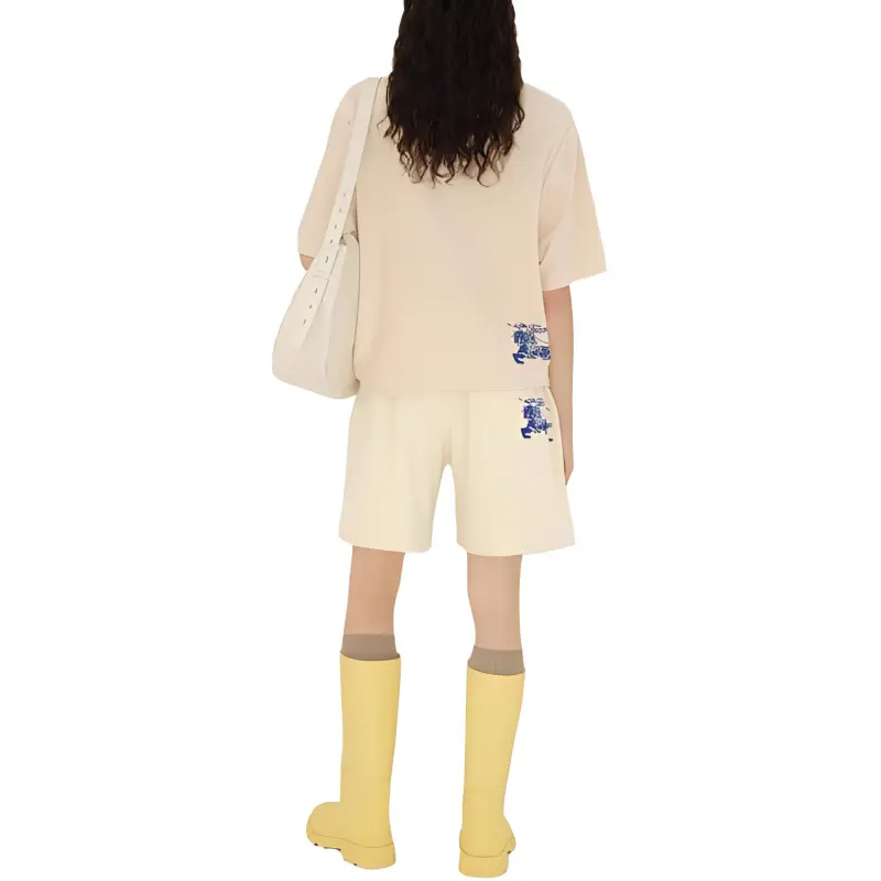 Burberry EKD-print Towelled T-shirt-3
