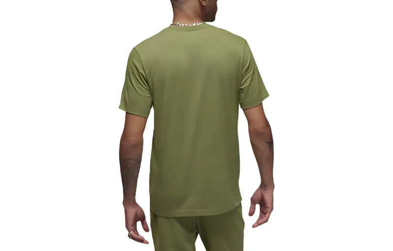 Jordan T Shirts Men Olive Green-1
