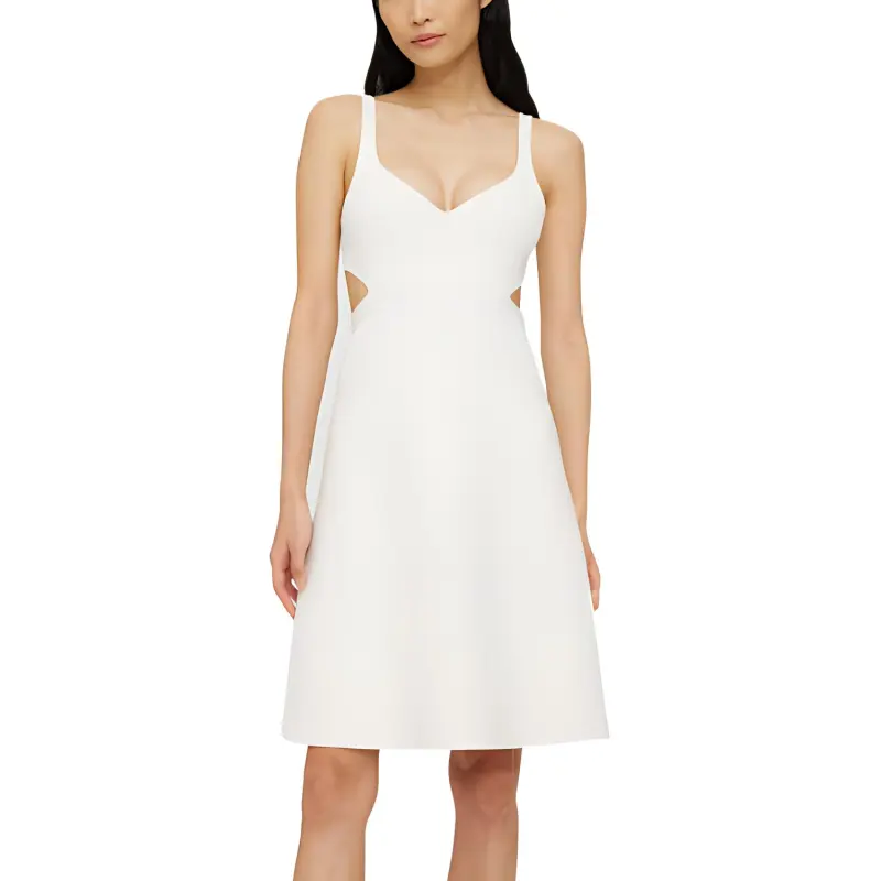 THEORY Sleeveless Dresses Women's White-3