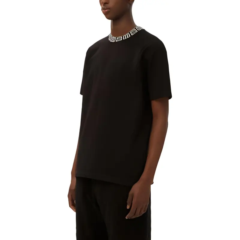 AMBUSH Monogram Rib Collar T shirt-3