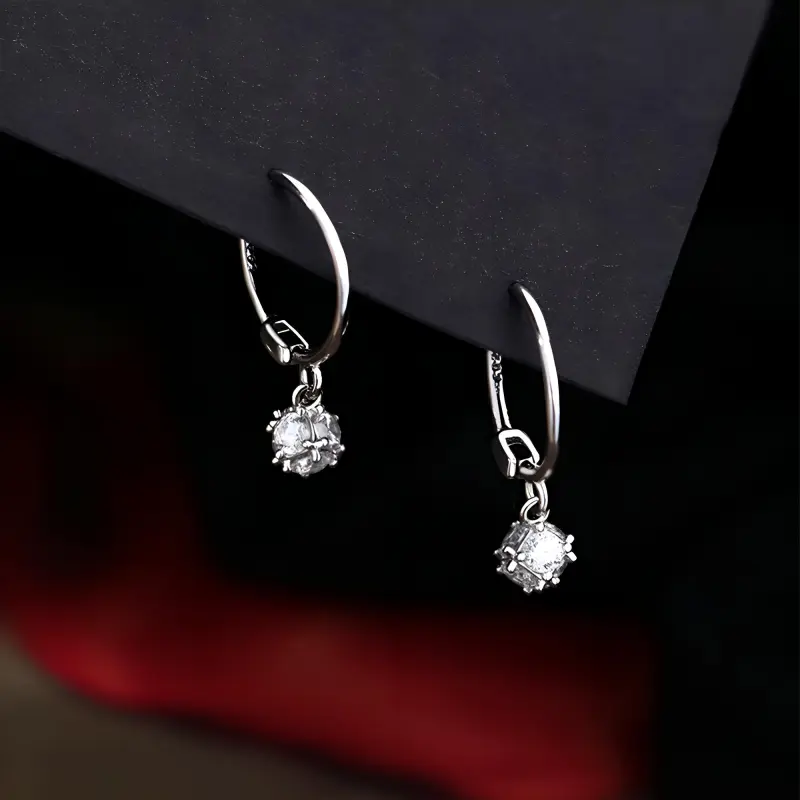 Anxious S925 Silver Earrings Women's-1