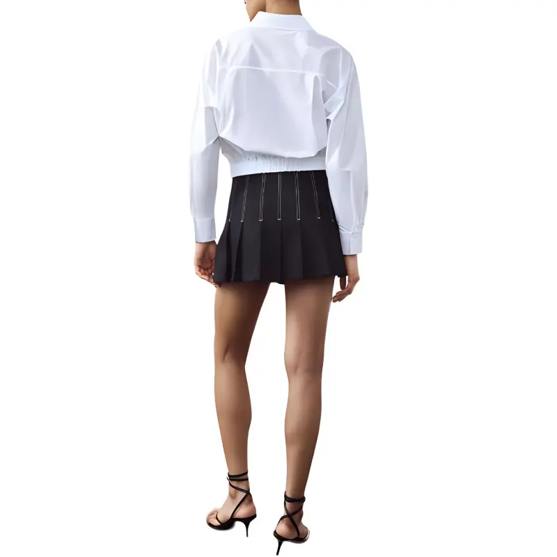 ZARA Casual Short Skirts Women's Indigo-3