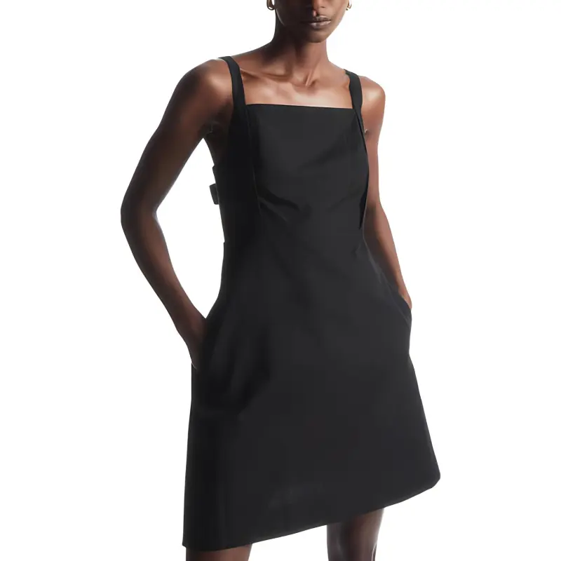 COS Slip Dresses Women's Black-2