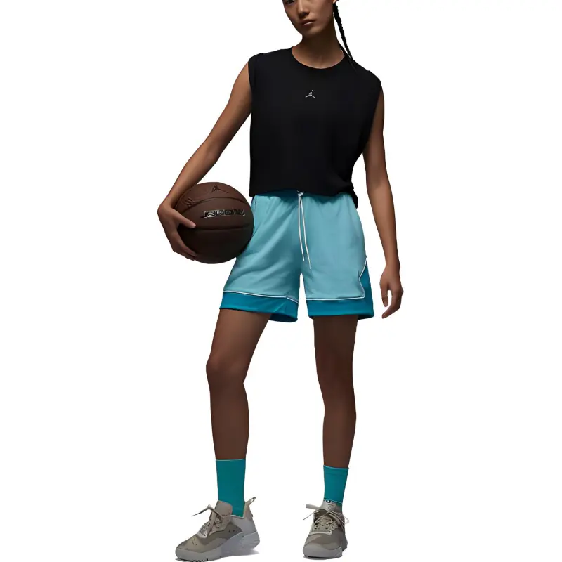 Jordan Casual Shorts Women's Light Blue-1