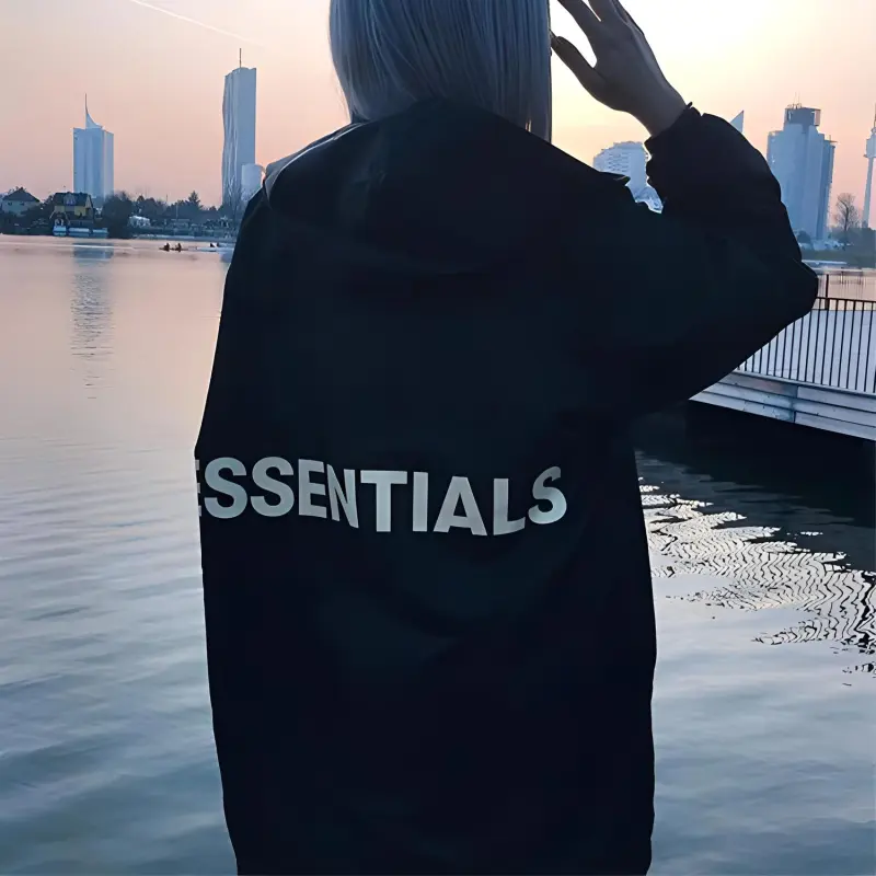 Fear Of God Essentials Graphic Pullover Hoodie-3