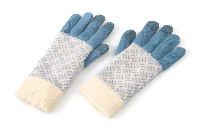 BAIJUAN Knit Gloves Unisex-5