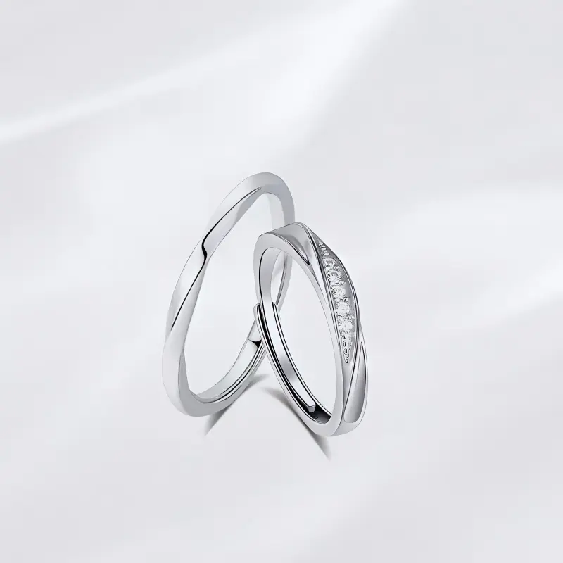 Asia Star Sterling Silver Rings Unisex-1