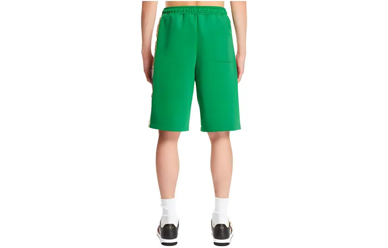 GUCCI Side Stripe Logo Shorts-1