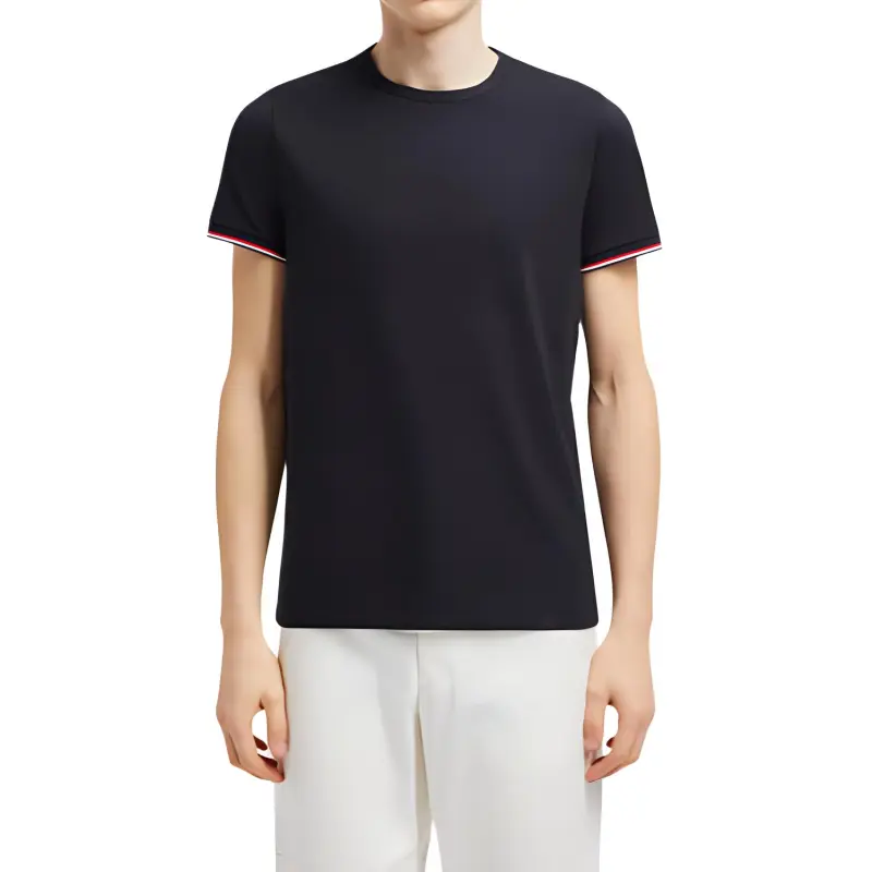 Moncler Tricolor Trimmed T Shirt-1