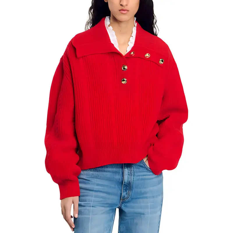 Sandro Cable knit Sweater-1