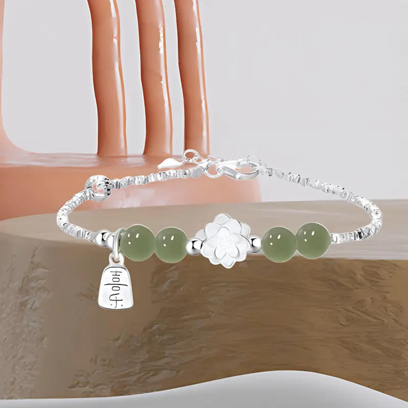 YINGNIXINDONG 925 Sterling Silver Bracelets Women's-4
