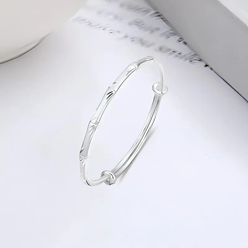 Bailijin S999 Fine Silver Sterling Silver Bracelets Unisex-2