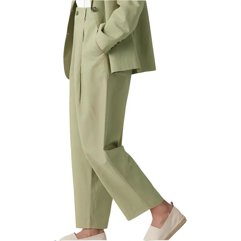 UNIQLO Casual Pants Women's Verdant Green-2
