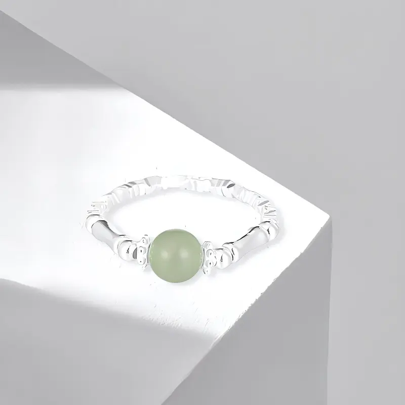 Muyan Colored Glaze Rings Women's-1