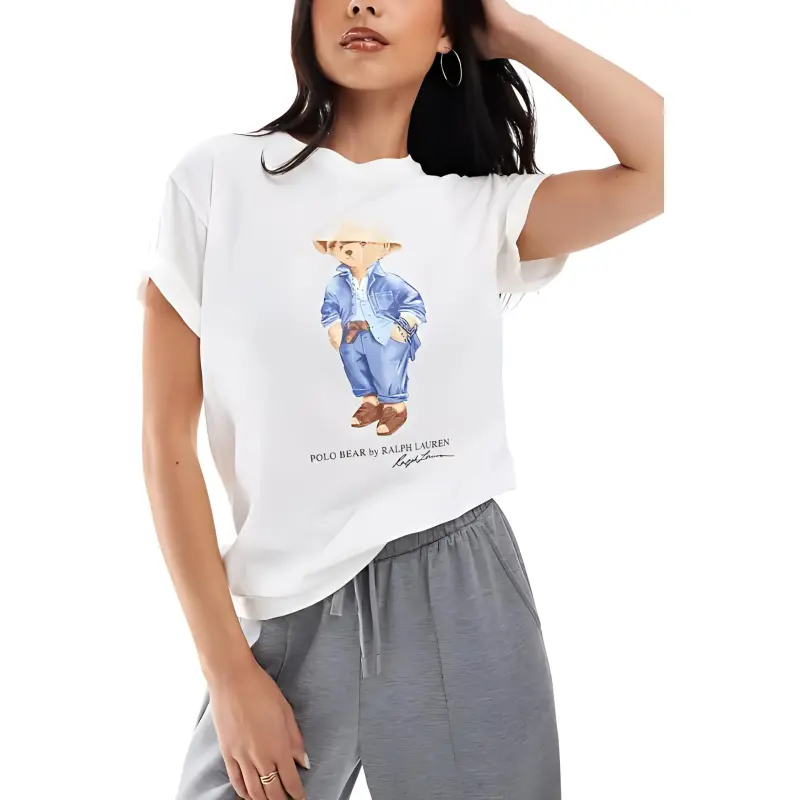 Polo Ralph Lauren Polo Bear Printed T Shirt-1