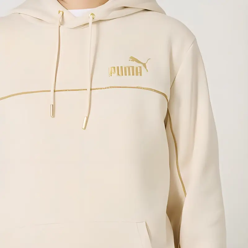 PUMA Sweatshirts Unisex Beige Yellow-5