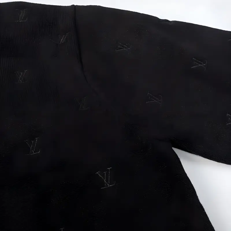 Lv Lv Blason All Over Embroidered Crewneck-5
