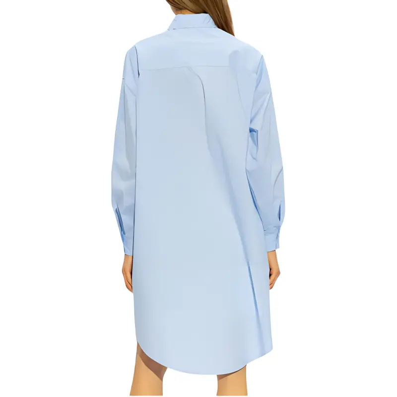 MM6 Maison Margiela Logo print Cotton Dress-3