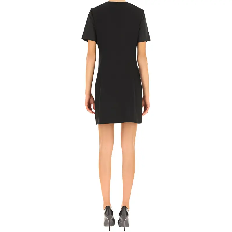 EMPORIO ARMANI Short Sleeved Dresses Women's Black-2