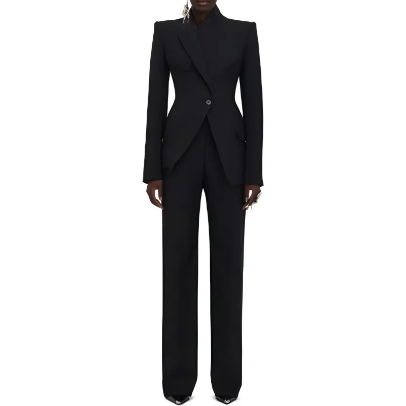 Alexander McQueen Suit Trousers Women's Black-1
