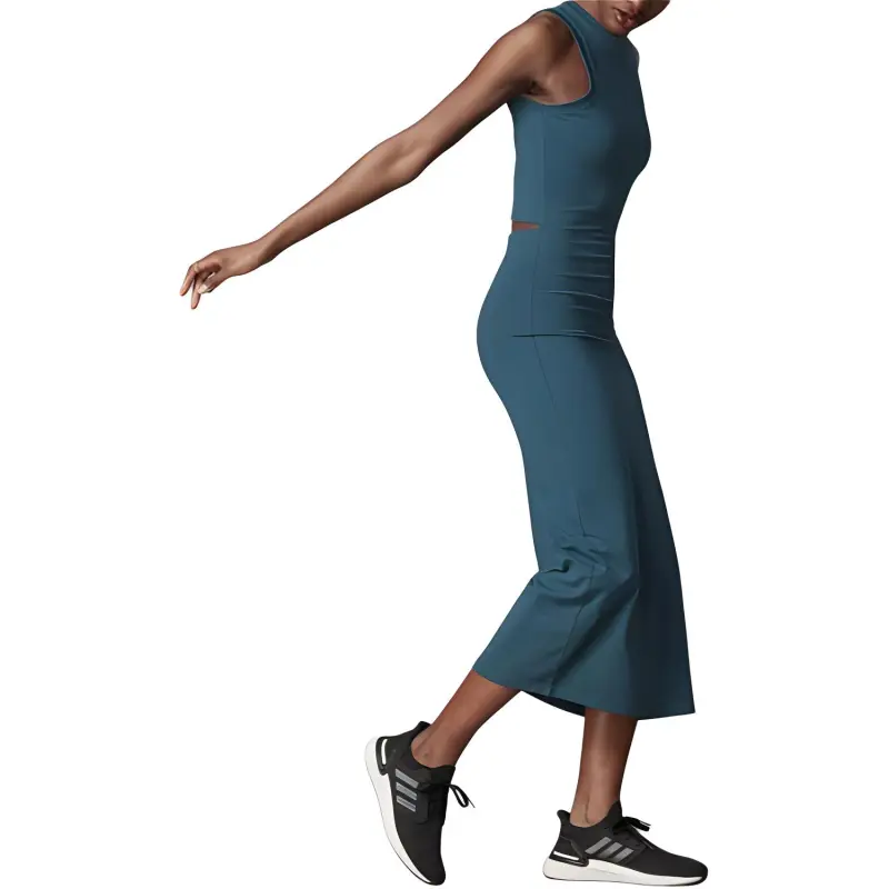 Adidas x Terra LOVE Sleeveless Dress Women's Cyan-2