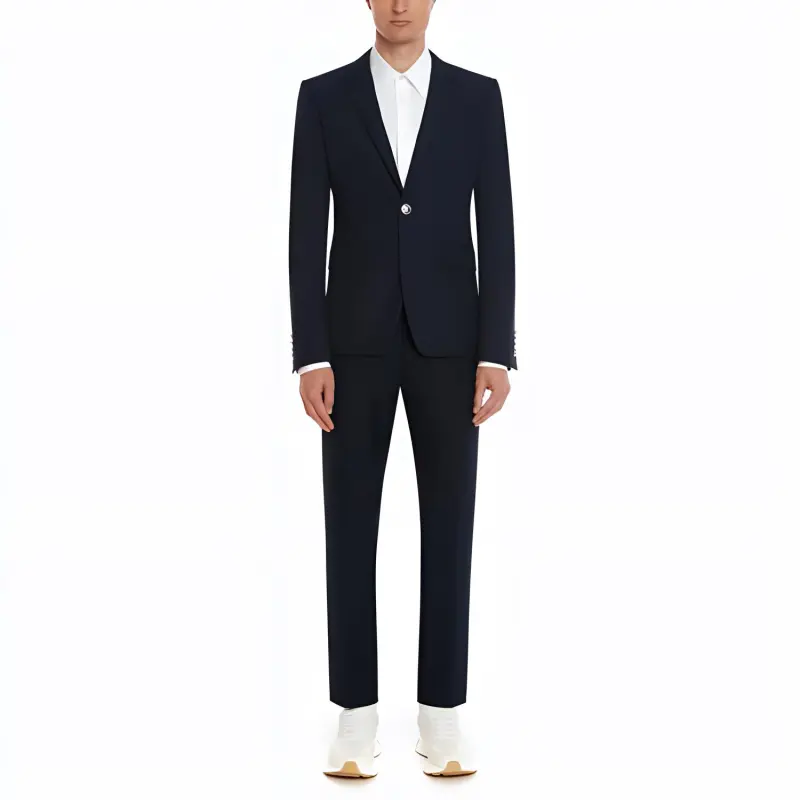 Alexander McQueen Tapered Mid rise Tailored Trousers-1