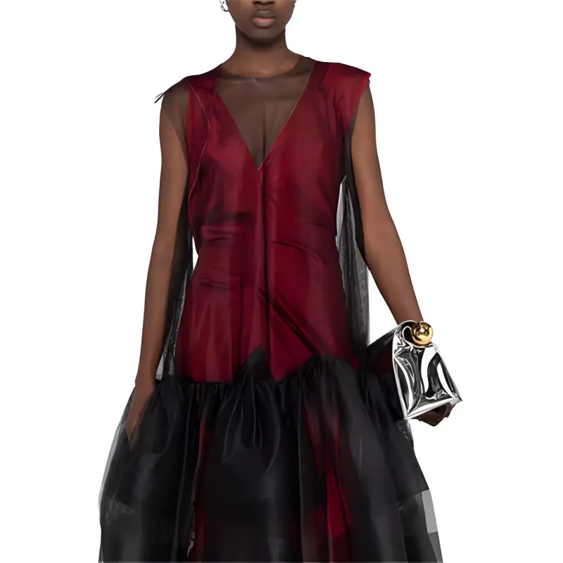 Maison Margiela Flounced Tulle Minidress-4