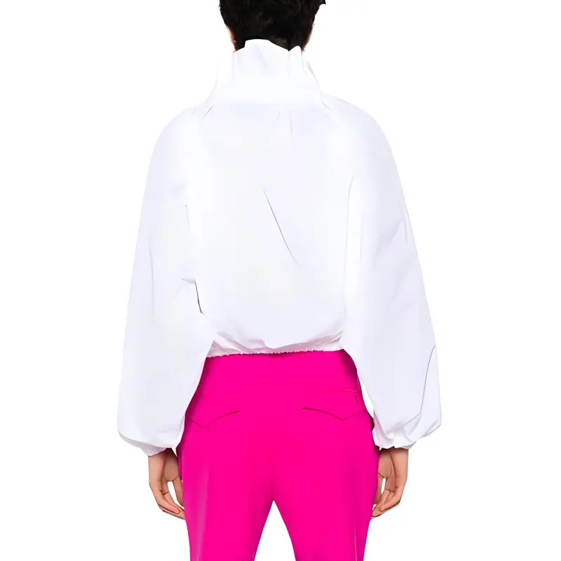 Patou Ruffle Trimmed Tie Fastened Blouse-2