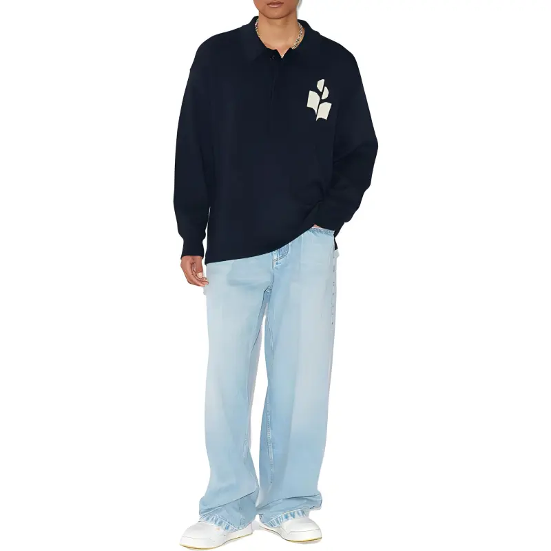 ISABEL MARANT William Logo Jacquard Sweater-1
