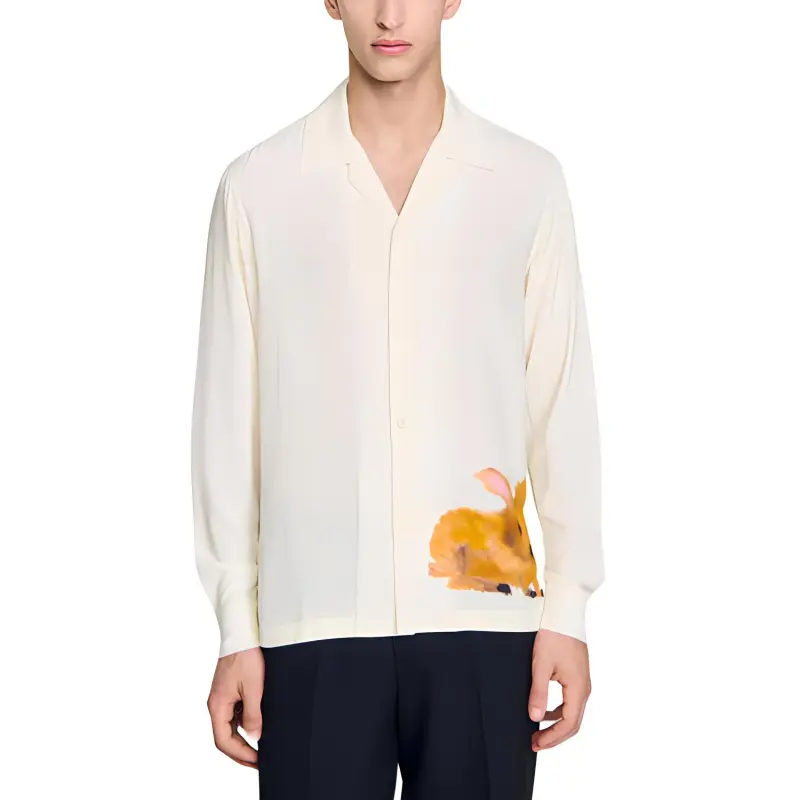 Sandro Shirt Unisex Light Umber-1