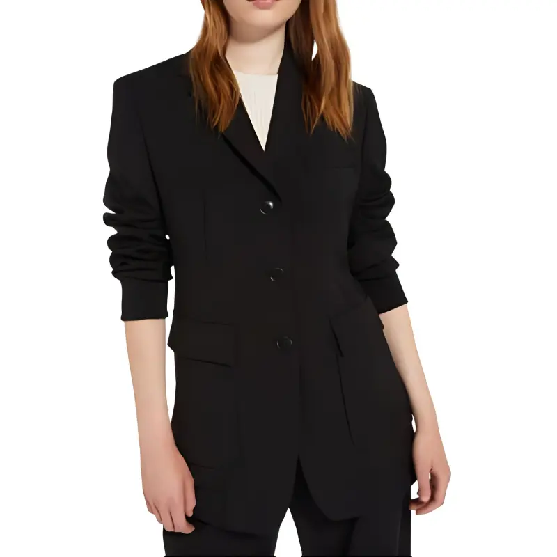 WEEKEND MaxMara Single Breasted Long Sleeved Jacket-2