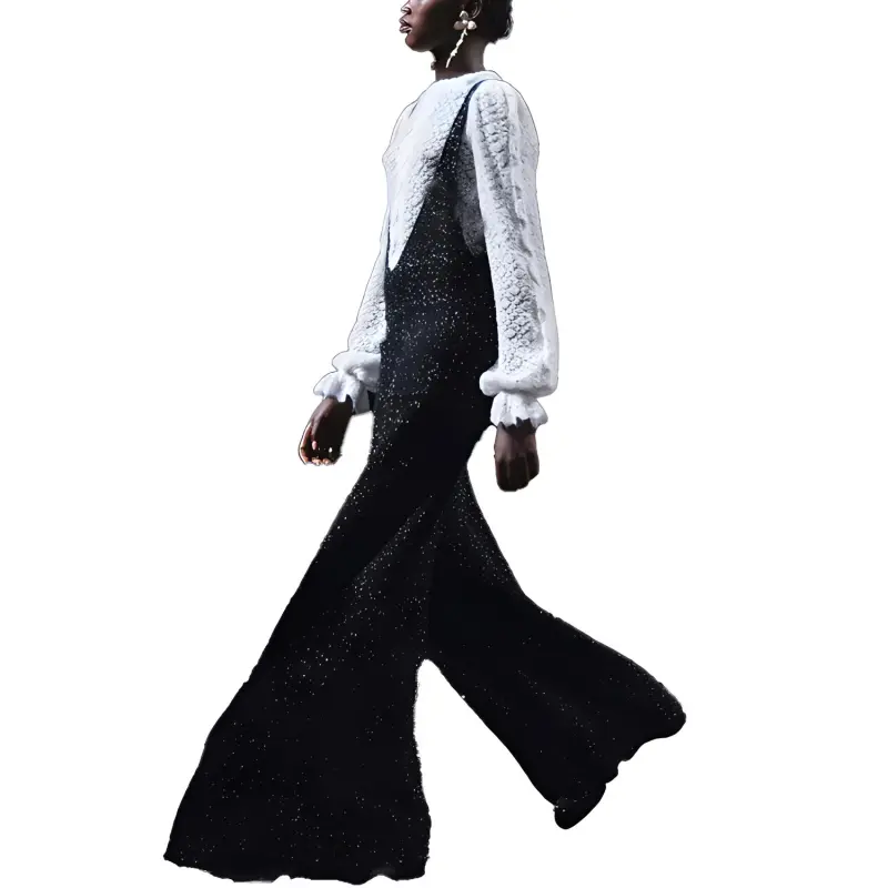 CHANEL Jumpsuits Women's Black-1