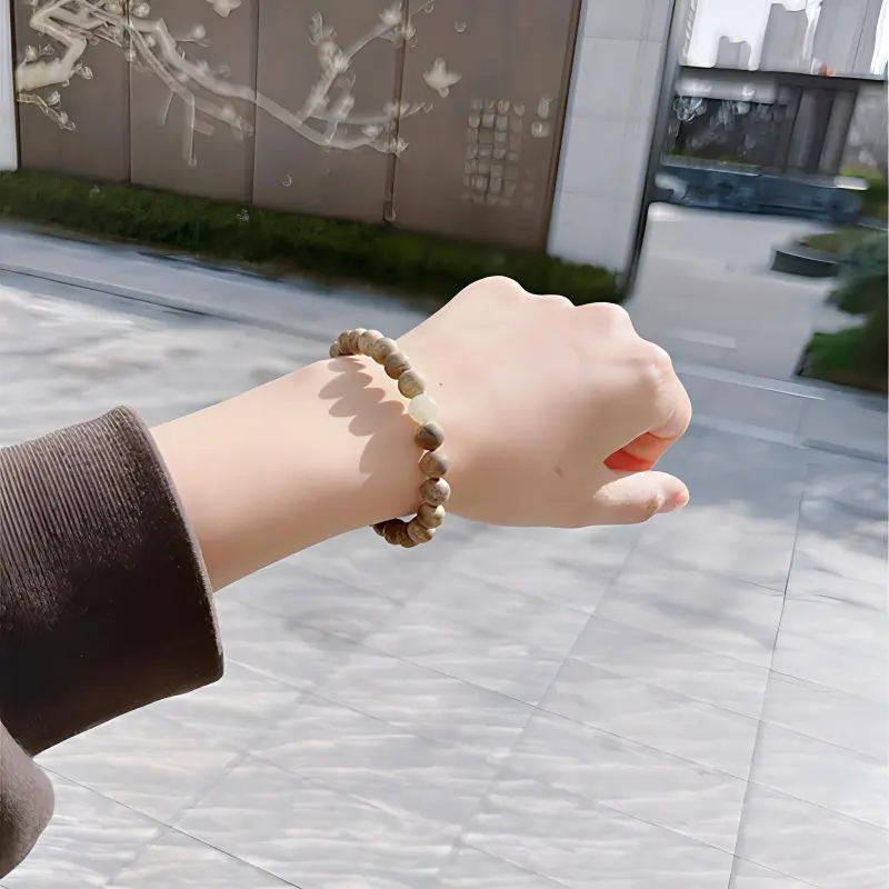 Listen To The Flowers Bloom Sandalwood Bracelets Women's-2